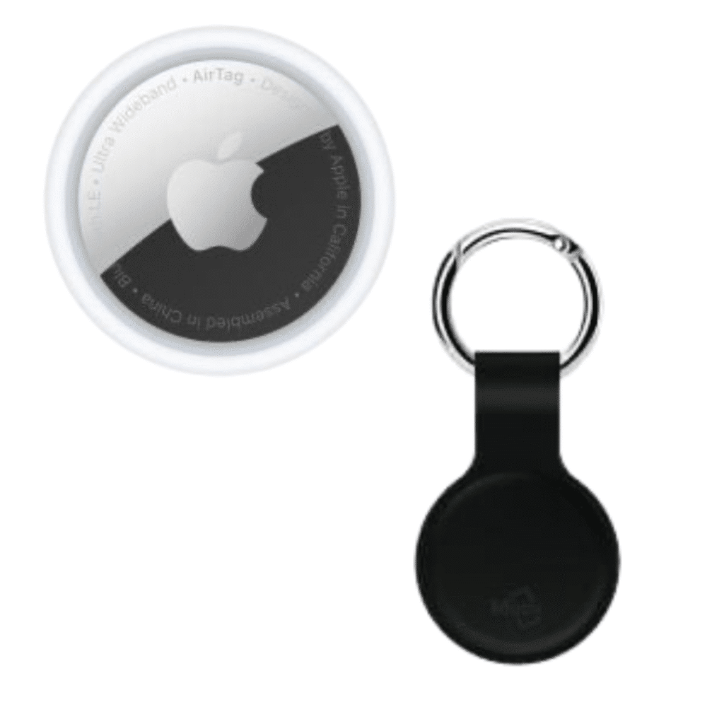 Apple Air Tag and Cover travel accessory