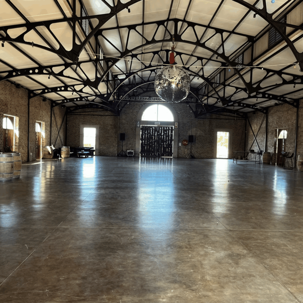 large venue space at San Quentin Events