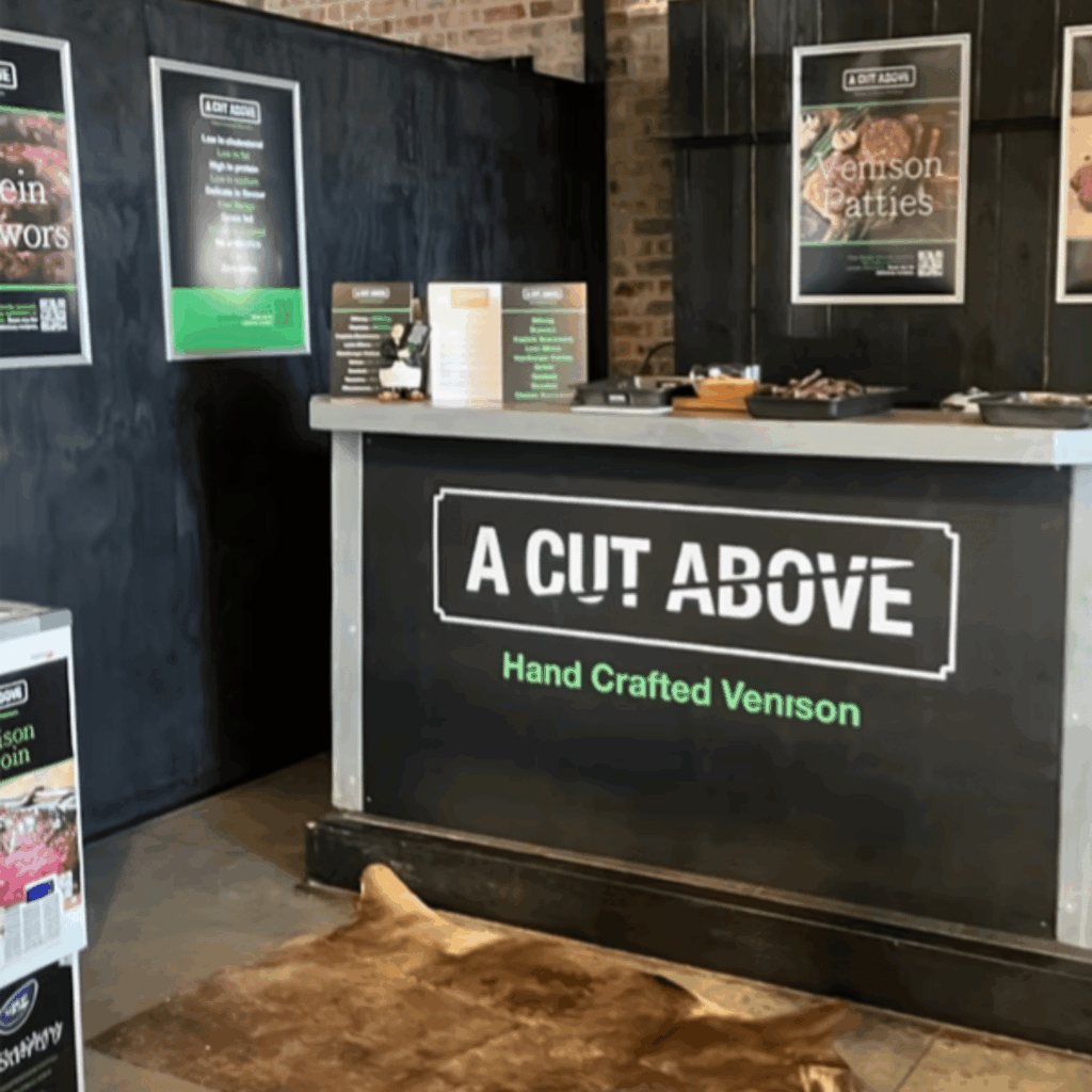 venison meat at A Cut Above in Harvest Pantry