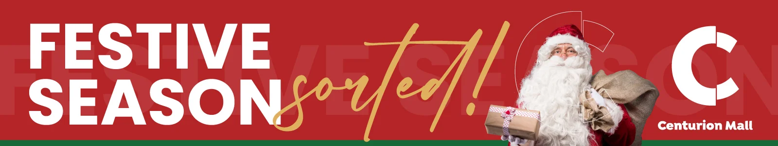 Centurion Mall Festive Banner 2025