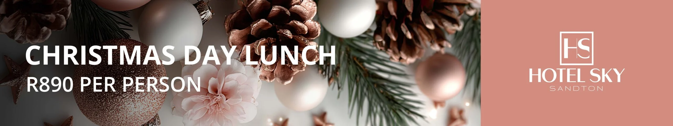 Hotel Sky Christmas Lunch Banner December 2025