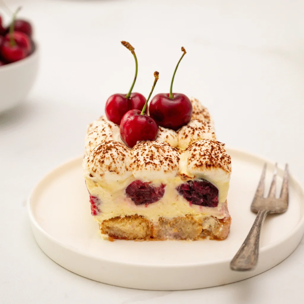 Cherry Time tiramisu