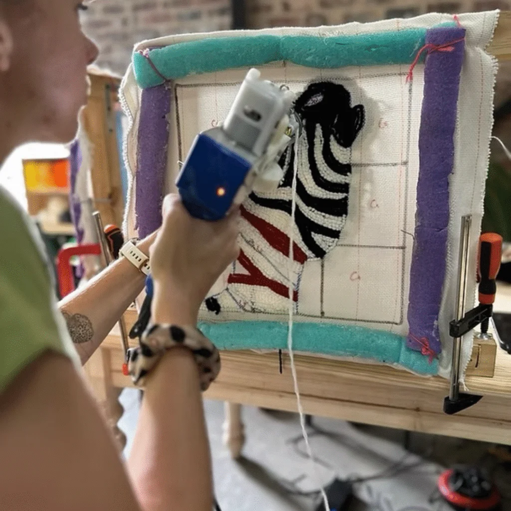 Prison Break Market Crafters Shed Rug Tufting