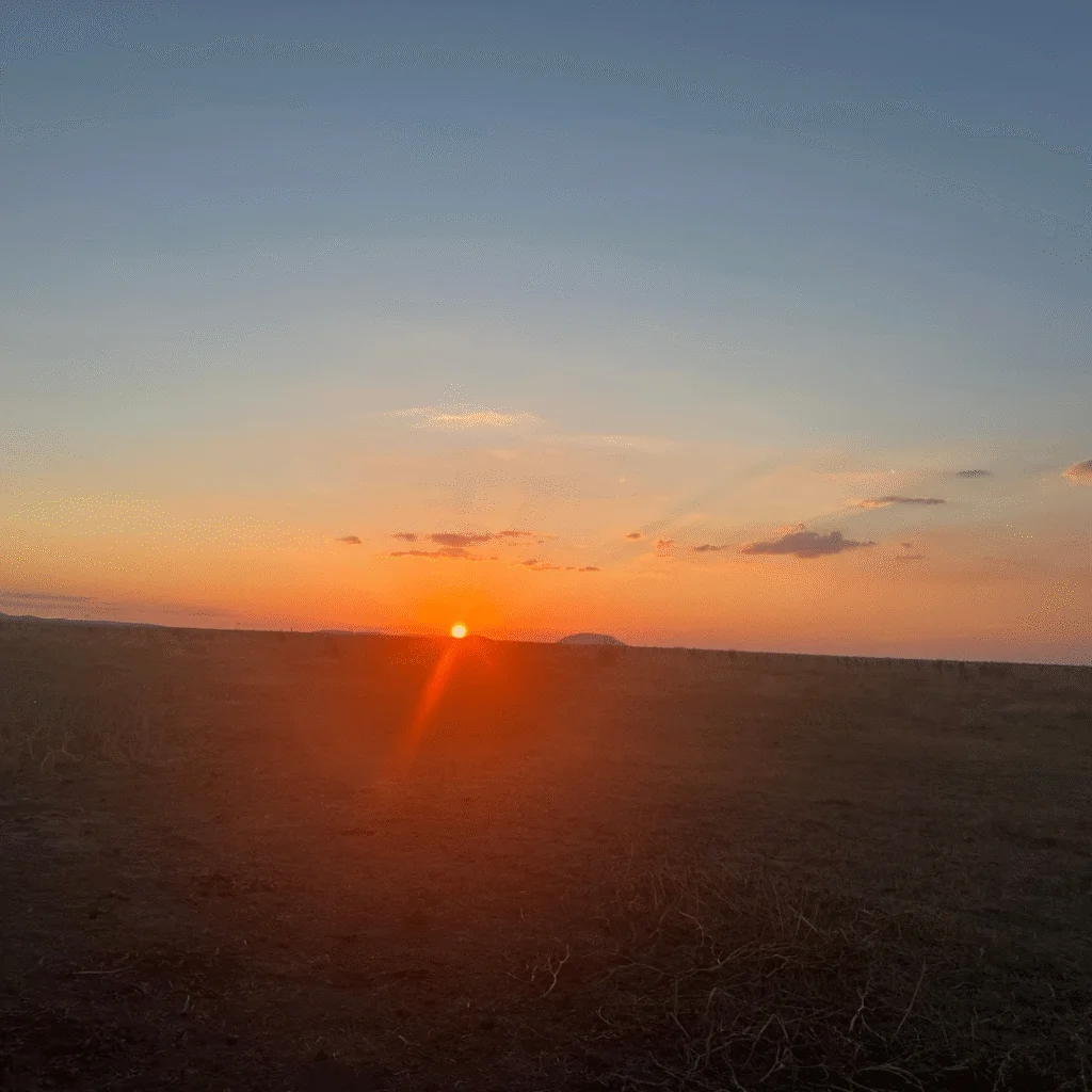 Tau Game Lodge Sunset