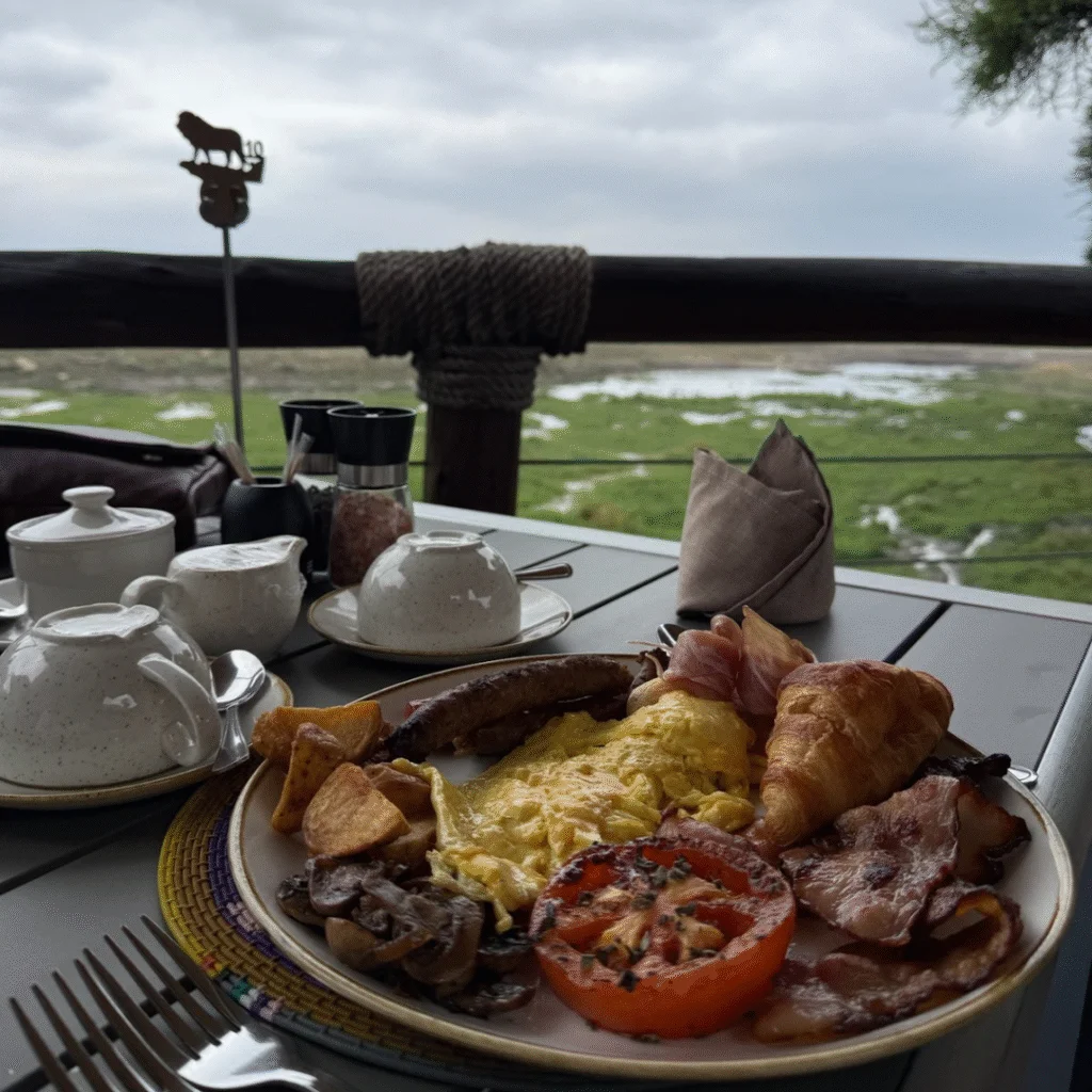 Tau Game Lodge Breakfast