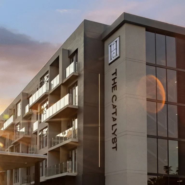 The Catalyst Hotel against the sky