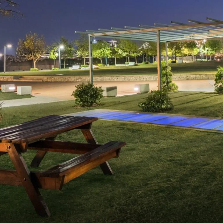 Waterfall Park near Mall of Africa Night View with Lights