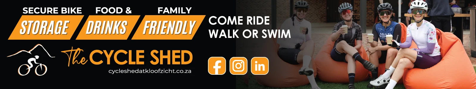 Cycle Shed @ Kloofzicht Banner