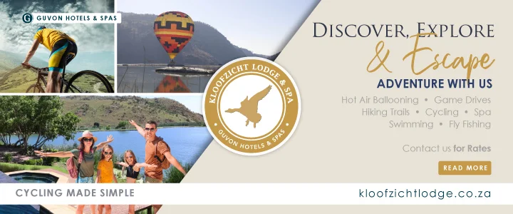 Kloofzight Lodge & Spa Banner December 2025