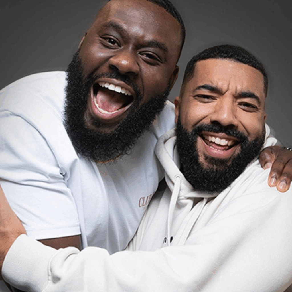 ShxtsNGigs Daddy's Home James and Fuad hugging