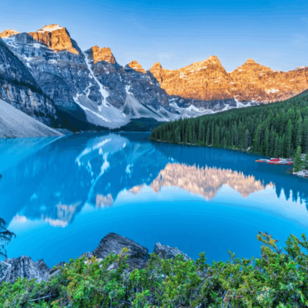 1. Canadian Rockies, Canada‍