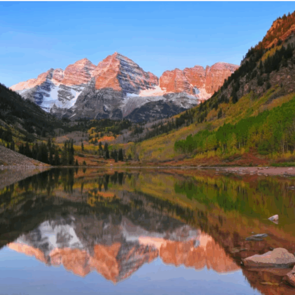 6. Maroon Bells, United States
