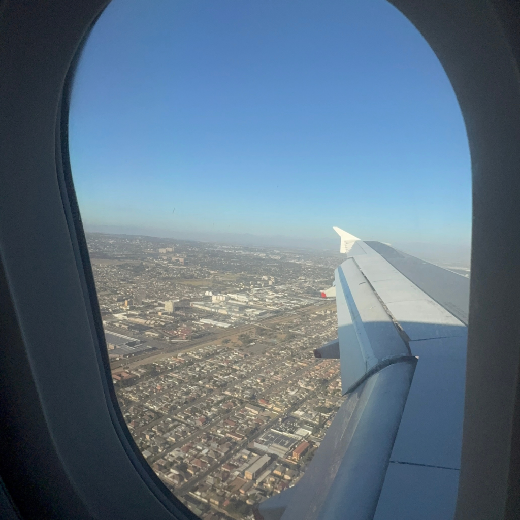 View from the window of LIFT aircraft