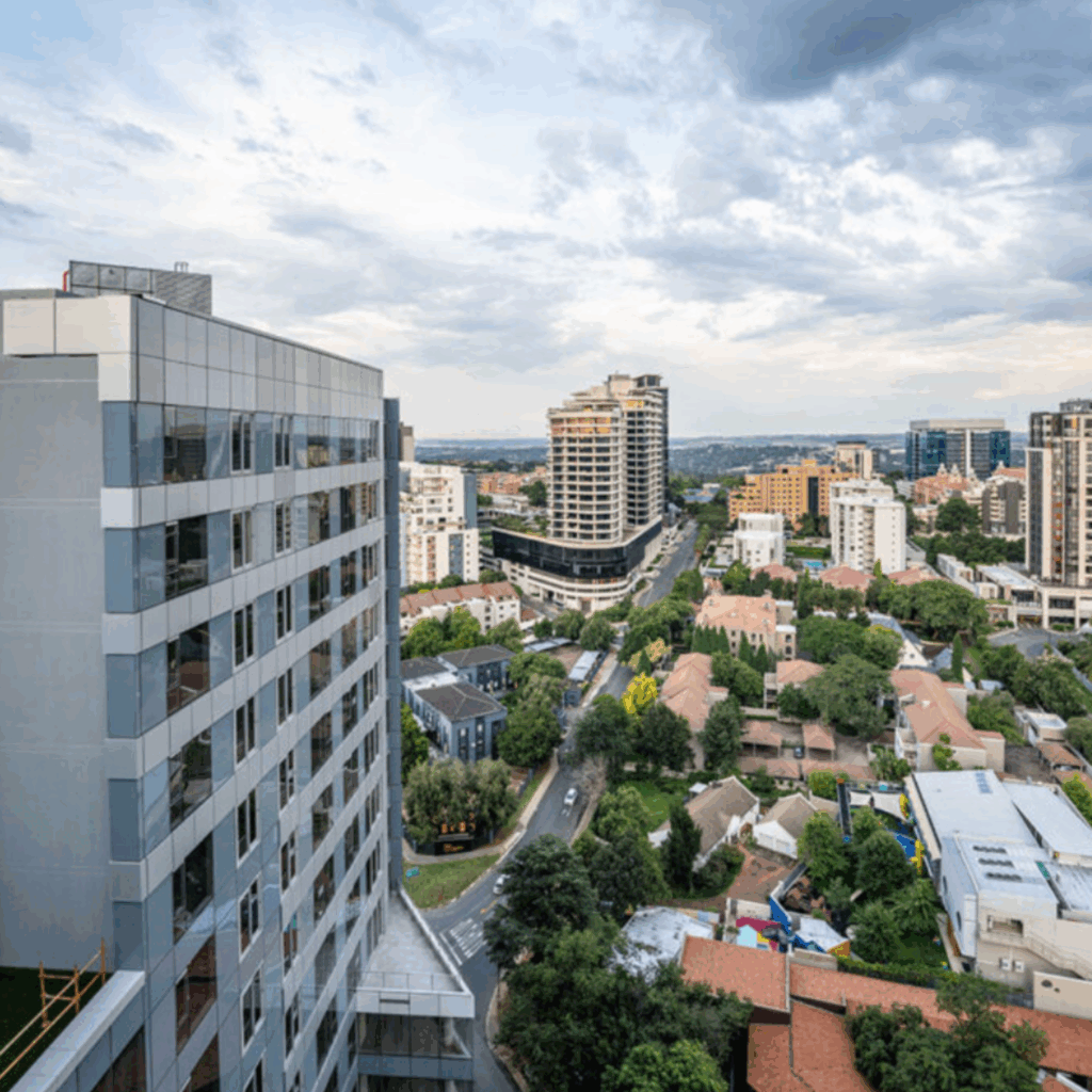 @Sandton Hotel View of Sandton skyscrapers