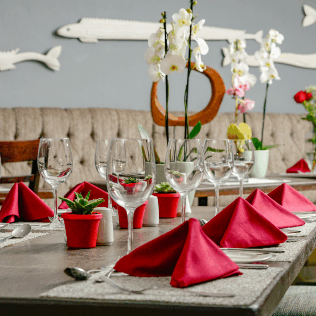 Indaba Lodge table setting