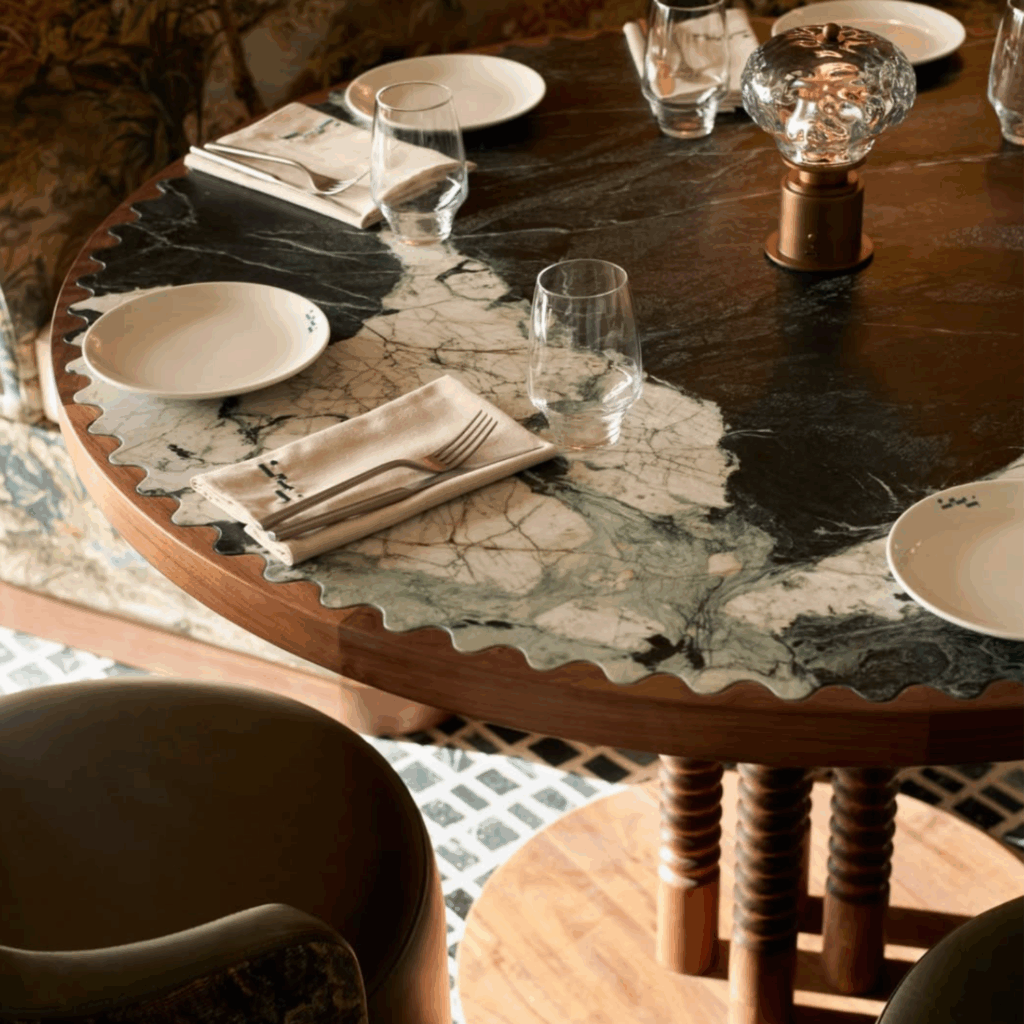 Morea House table setting