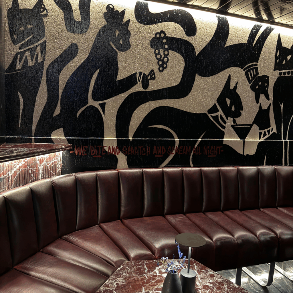 Nine Lives Mural on Wall