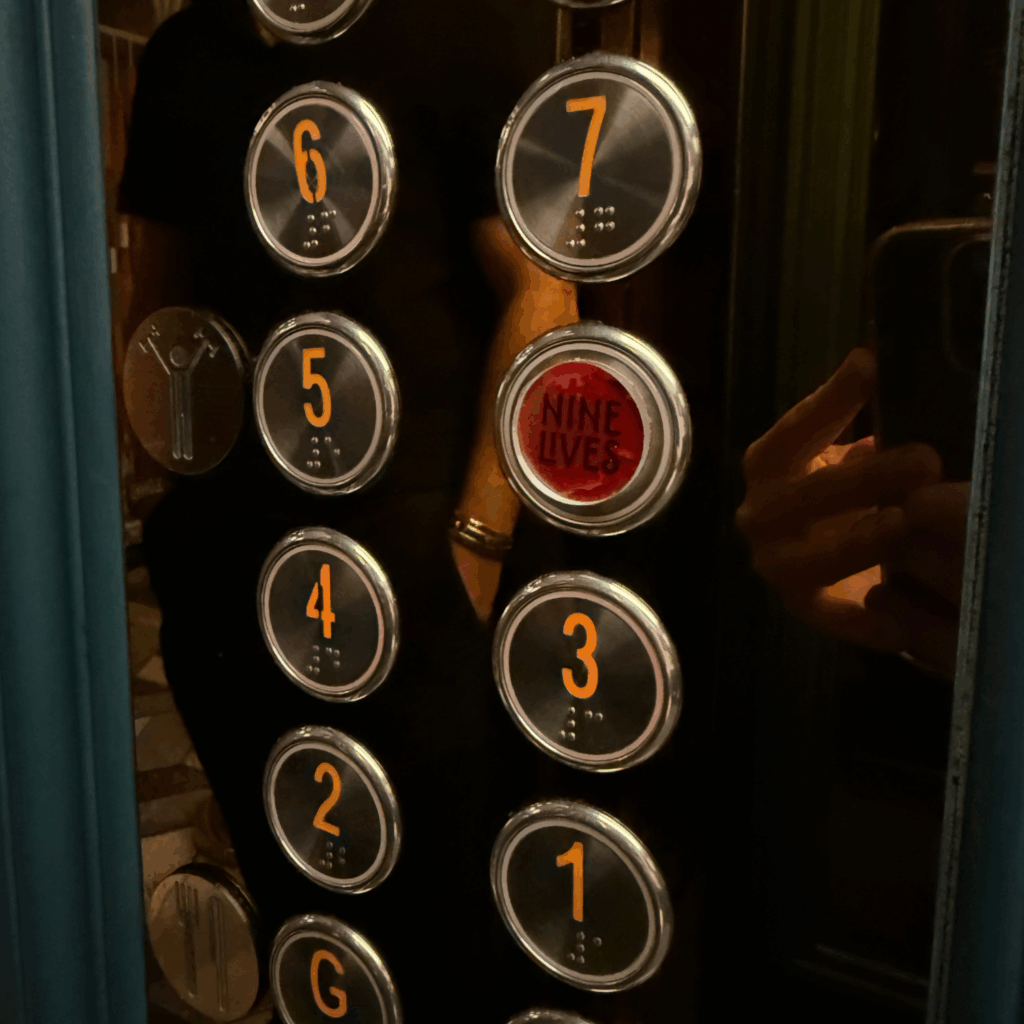 Nine Lives lift button