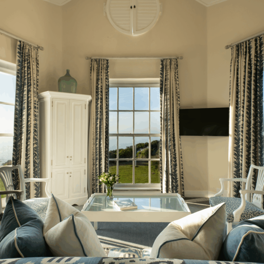 The Marine reception area