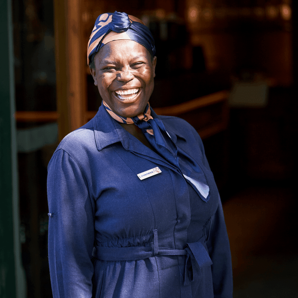 Geuwels Hostess at Vergenoegd Low Wine Estate