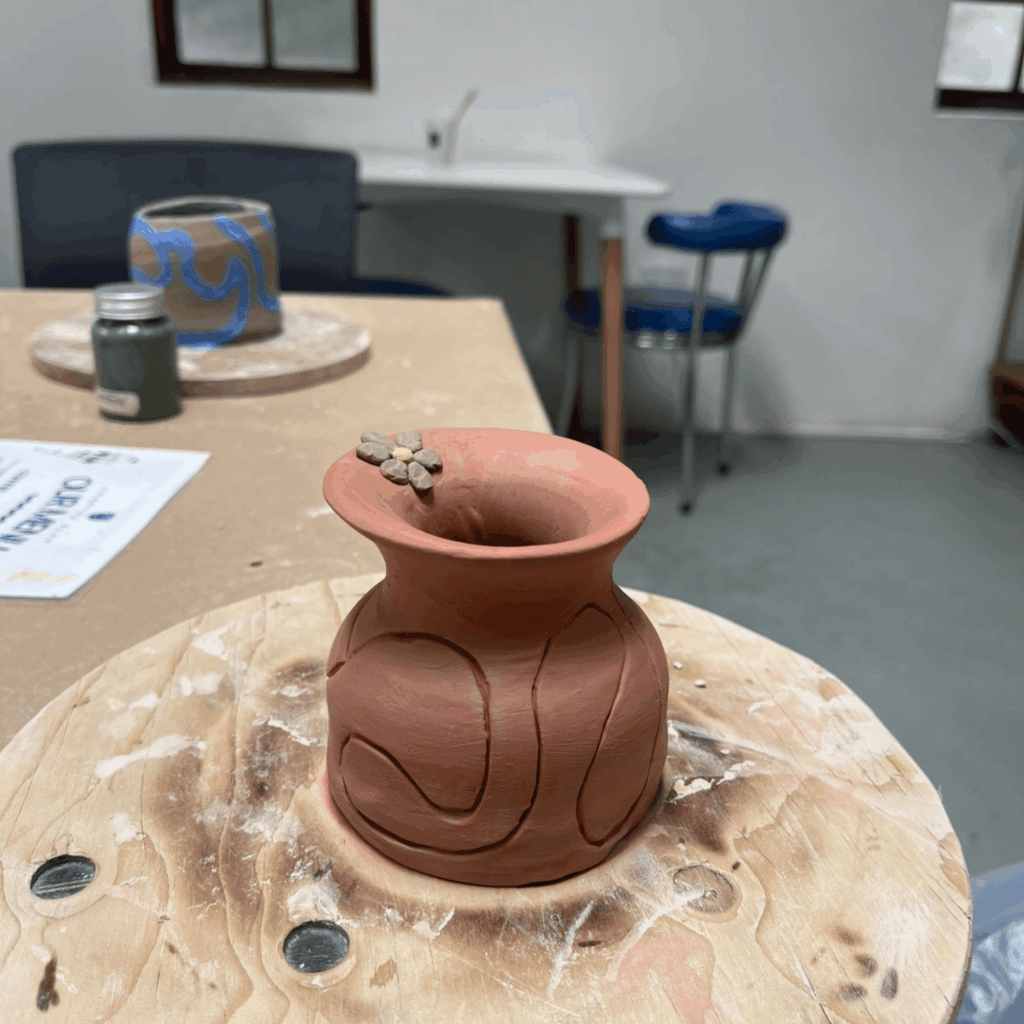 final pottery product before kilning