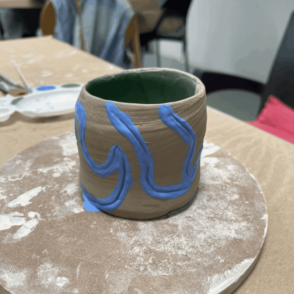 final pottery product before kilning