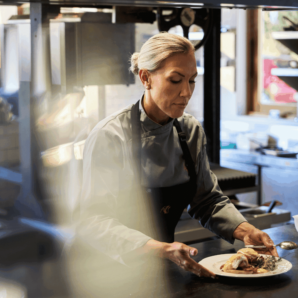 Executive Chef Michelle Theron at Geuwels