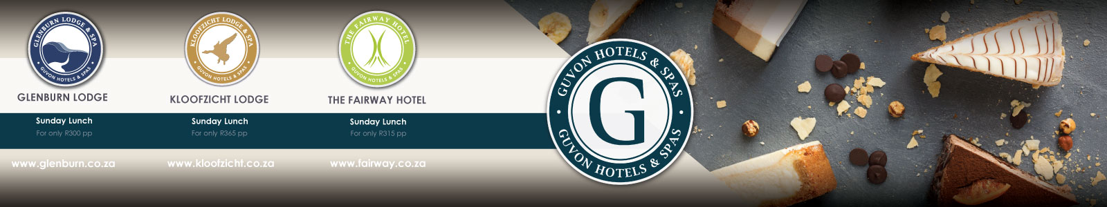 Guvon Hotels Sunday Lunch Banners