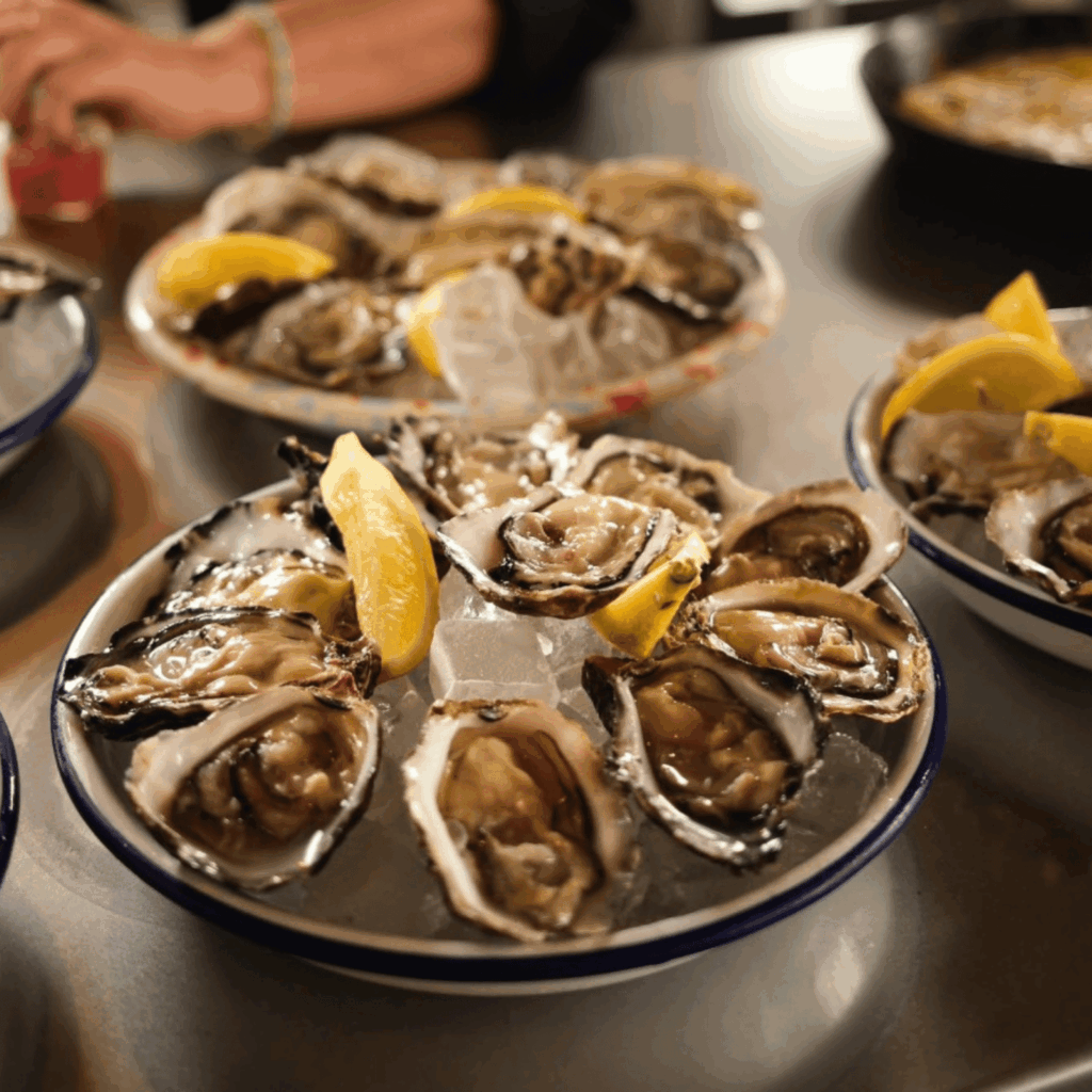 Fish-forward restaurants oysters