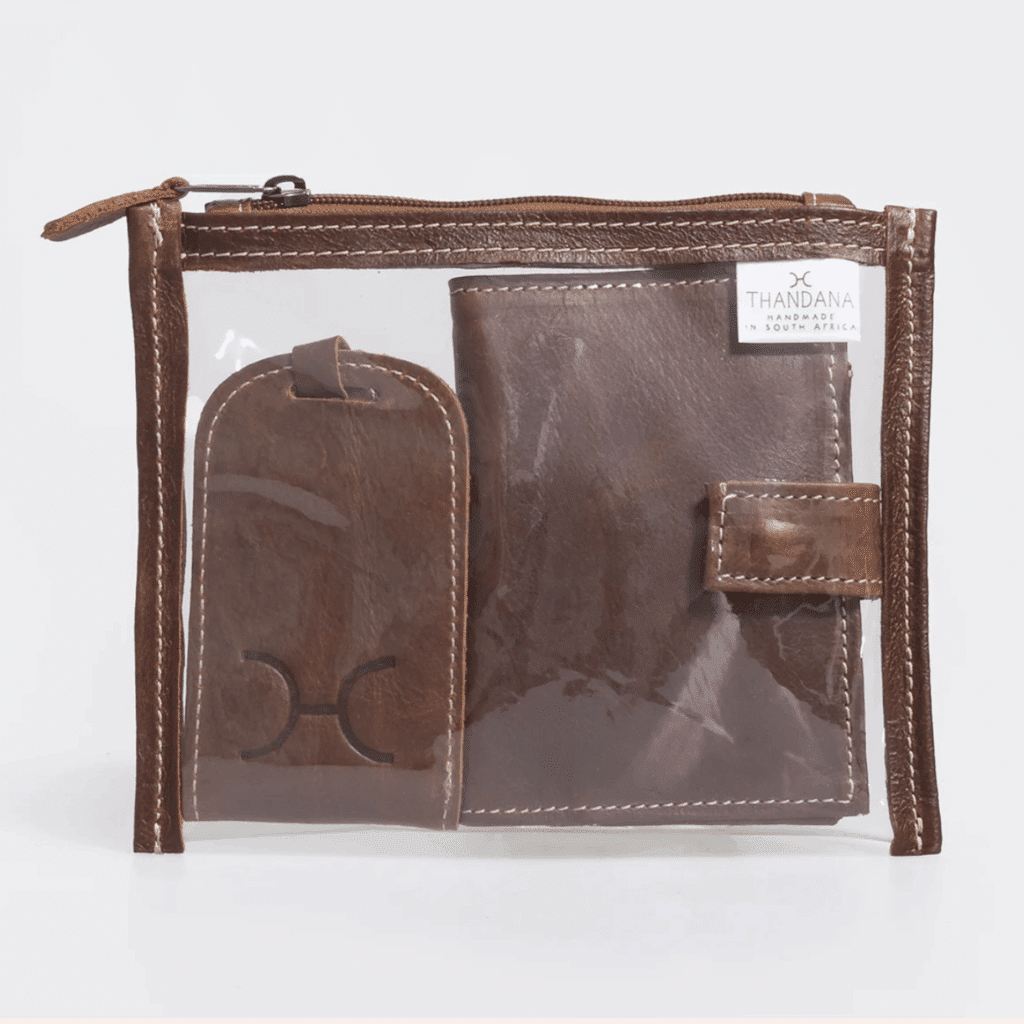 Thandana Leather Travel Set