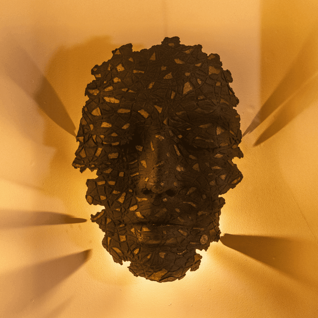 Interior Decor Face Sculpture