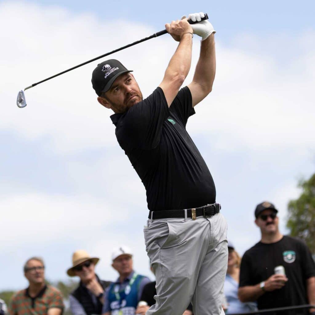 Player at LIV Golf at Steyn City