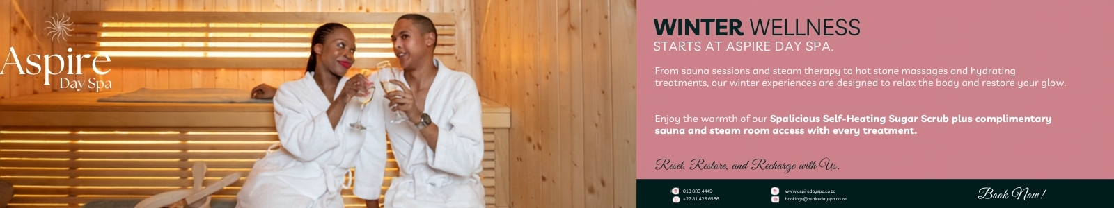 Aspire Day Spa Banner 2026