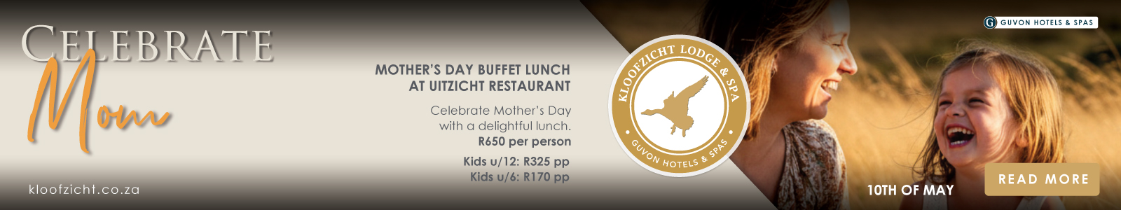 Kloofzicht Mother's Day Banner 2026