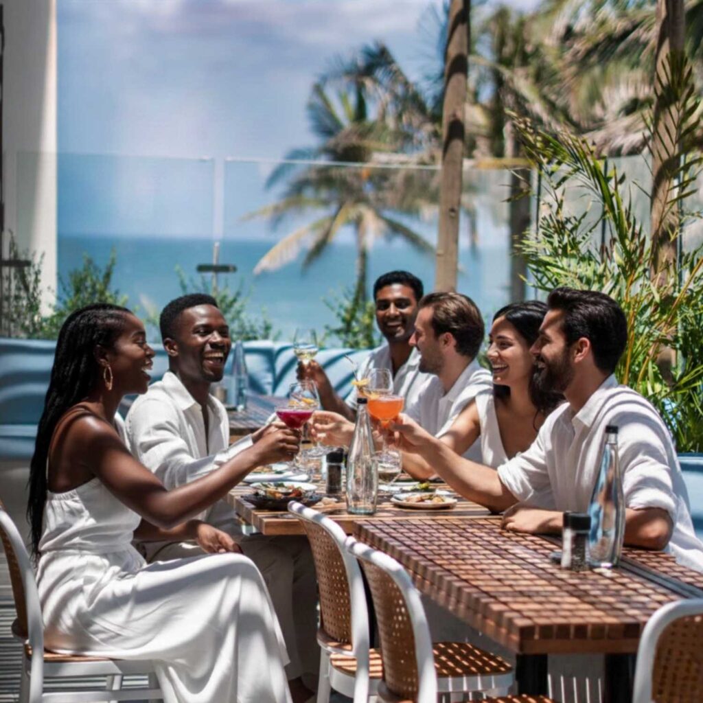Marbella Patio with People