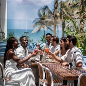 Marbella Patio with People