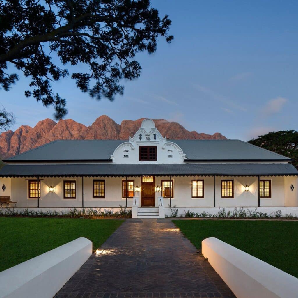 Bosjes Manor House Cape Town Autumn Travel