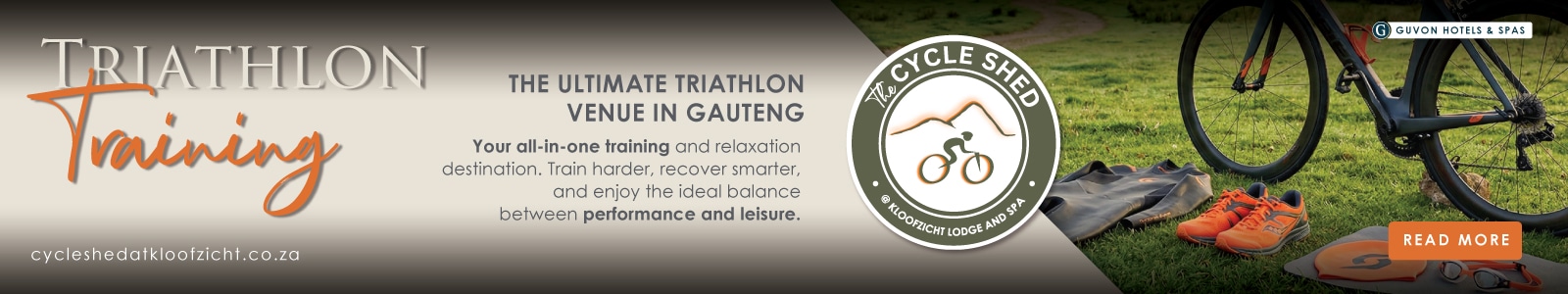 The Cycle Shed at Kloofzicht Triathlon Banner May 2026