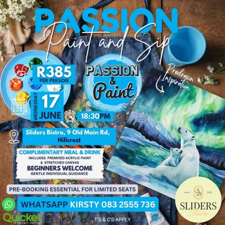 Passion Paint, Sip And Dine | Polar Aurora