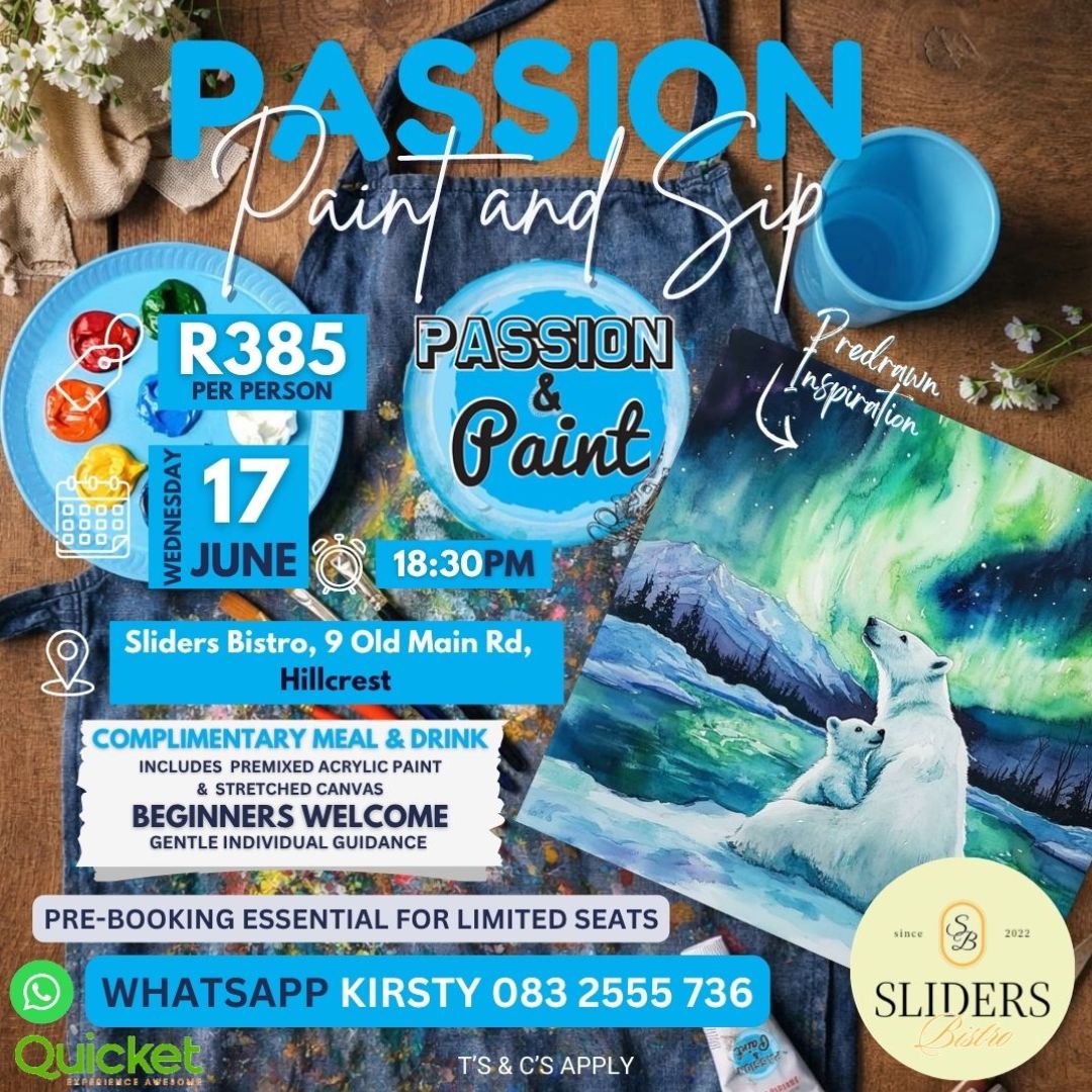 Passion Paint, Sip And Dine | Polar Aurora