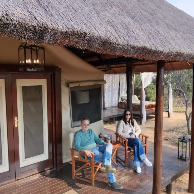 Couple on Deck at Safari Plains
