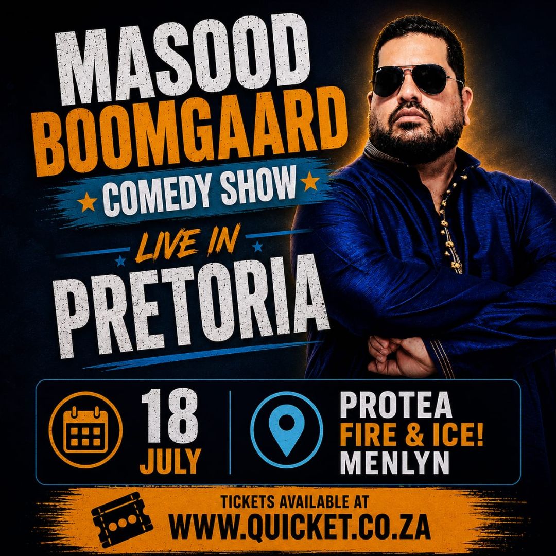 Masood Boomgaard Live In Menlyn