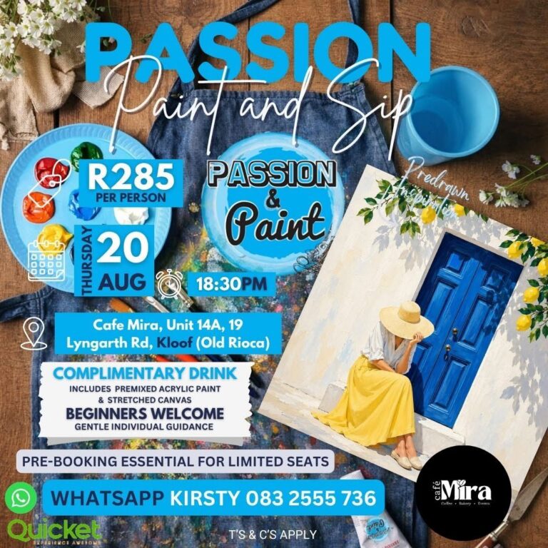 Passion Paint and Sip | Mediterranean Mira