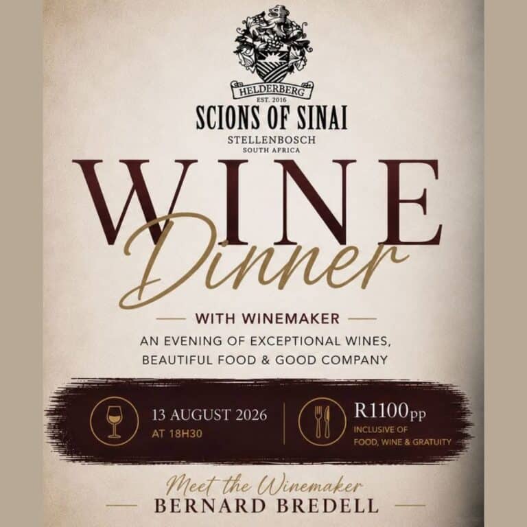 Scions Of Sinai Wine Dinner