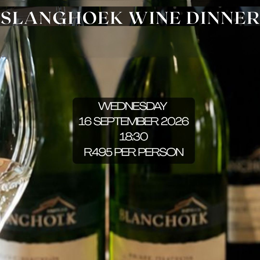 Cozinha Slanghoek Wine Dinner