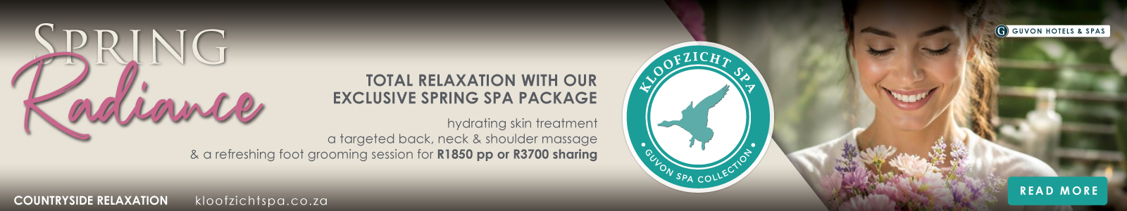 Kloofzicht Lodge & Spa Banner