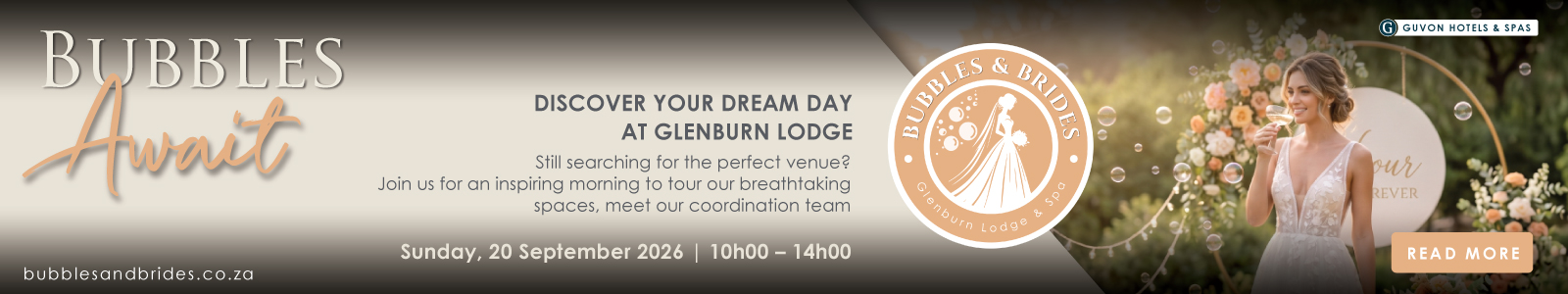 Glenburn Bubbles & Brides Banner September 2026