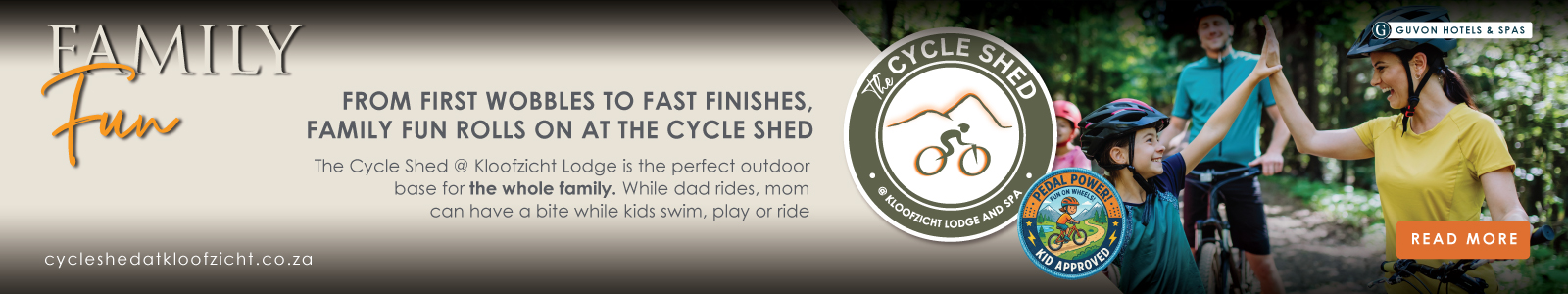 The Cycle Shed Hello Lifestyle banner 2026