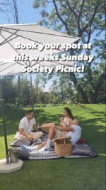Book your spot at this weeks Sunday Society Picnic hosted by @grahambeckbubbly, only at @sunthemaslow